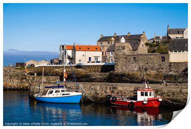 Portsoy Harbour, Aberdeenshire Print by Peter O'Reilly