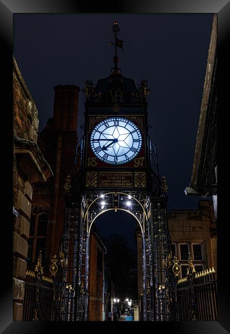Chester Eastgate Clock Framed Print by Paul Madden
