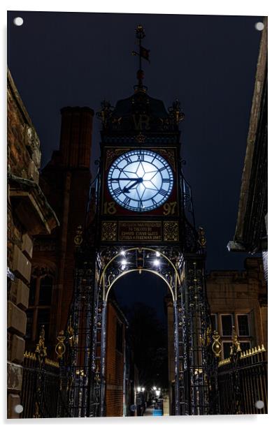 Chester Eastgate Clock Acrylic by Paul Madden
