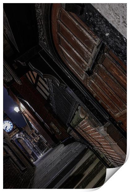 Eastgate and the clock - Chester Print by Paul Madden