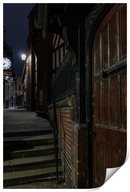 Eastgate Chester Print by Paul Madden