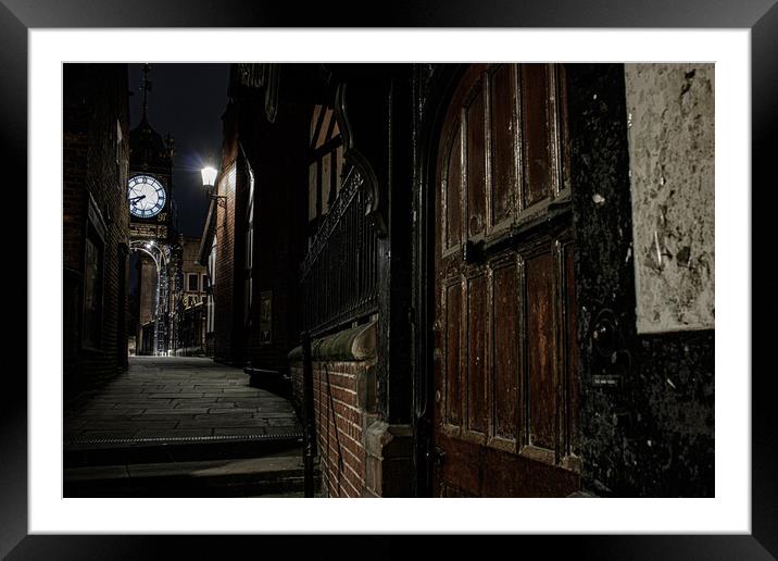 Eastgate Clock Chester Framed Mounted Print by Paul Madden