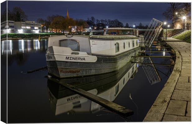 Minerva on the River Dee Canvas Print by Paul Madden