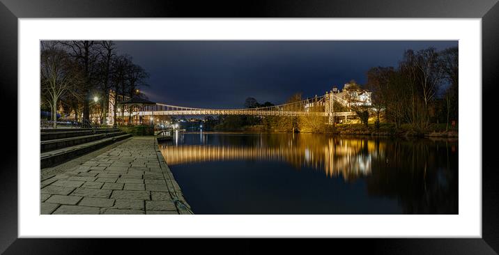 Queens Park Bridge Chester Framed Mounted Print by Paul Madden