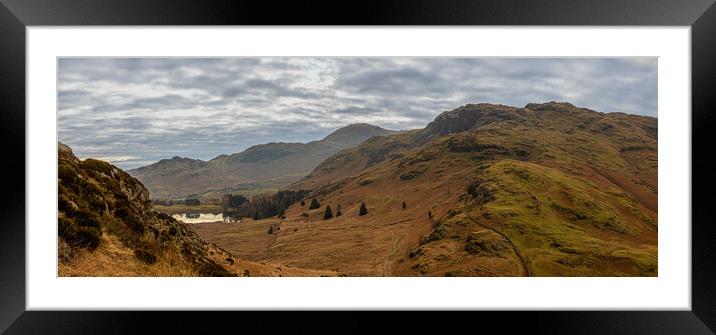 Blea Tarn from Side Pike Framed Mounted Print by Paul Madden