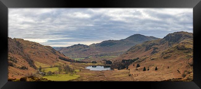 Blea Tarn Lake District from Side Pike Framed Print by Paul Madden