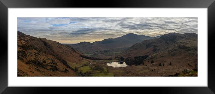 Blea Tarn seen from Side Pike Framed Mounted Print by Paul Madden