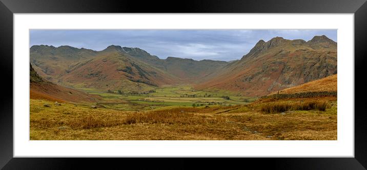 Great Langdale Framed Mounted Print by Paul Madden