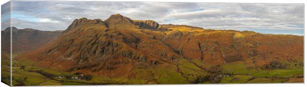 Loft Crag from Side Pike Canvas Print by Paul Madden