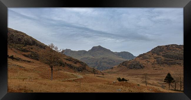 The path from Blea Tarn Framed Print by Paul Madden