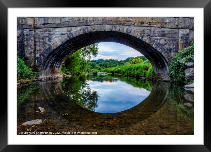 Butlers Bridge, Pleasington, Blackburn, Lancashire Framed Mounted Print by Shafiq Khan