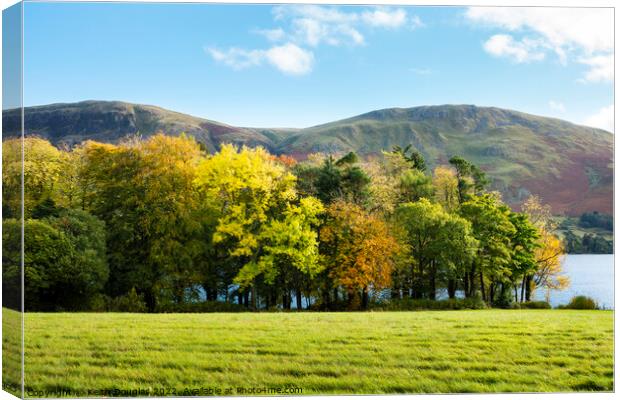 Autumn Colours at Ullswater Canvas Print by Keith Douglas