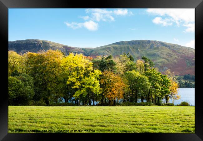 Autumn Colours at Ullswater Framed Print by Keith Douglas