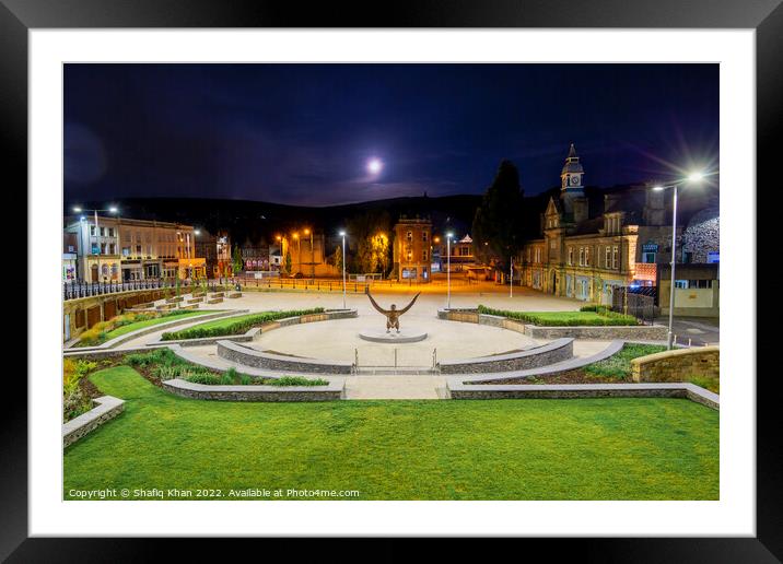 Darwen Market Square, Lancashire, UK Framed Mounted Print by Shafiq Khan