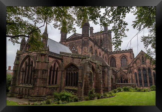 Chester Cathedral in HDR Framed Print by Jason Wells