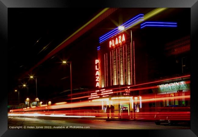 Art Deco cinema Framed Print by Helen Jones