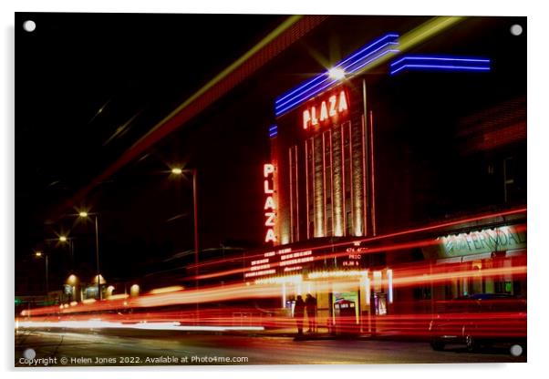Art Deco cinema Acrylic by Helen Jones