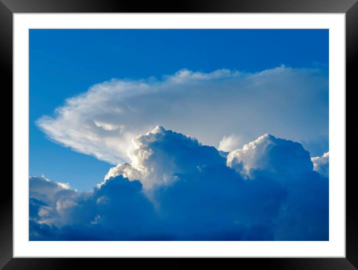 Bellowing clouds Framed Mounted Print by Rory Hailes