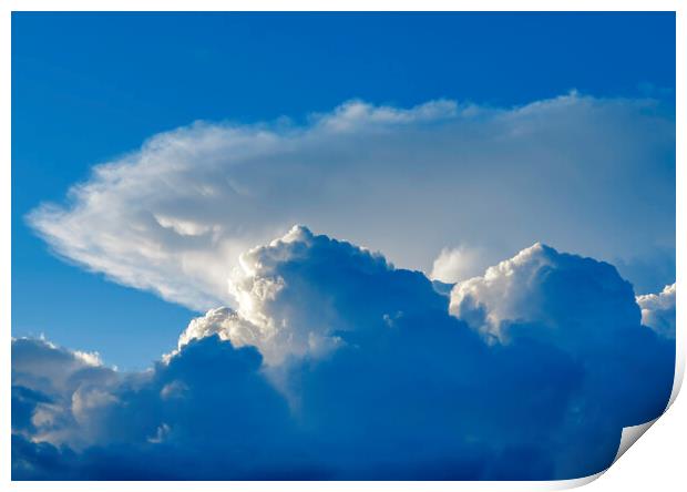 Bellowing clouds Print by Rory Hailes