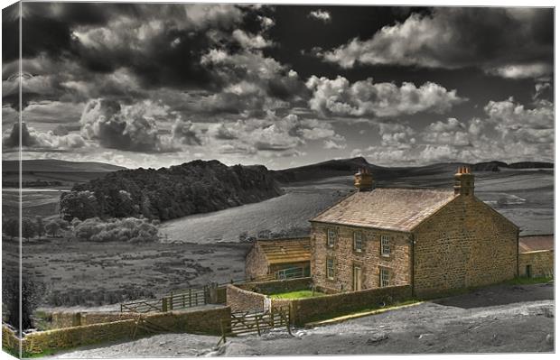 Crag Lough Canvas Print by Simon Marshall