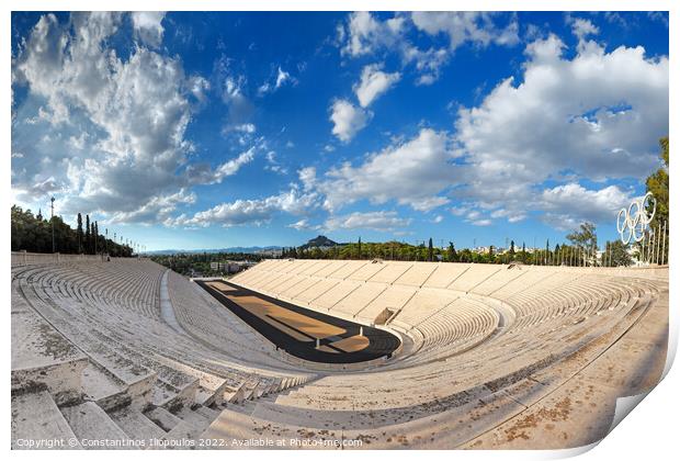 Panathenaic Stadium, Greece Print by Constantinos Iliopoulos