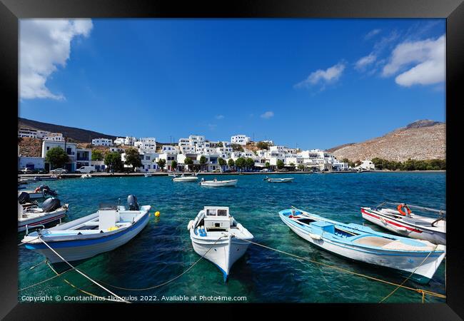 Tinos, Greece Framed Print by Constantinos Iliopoulos