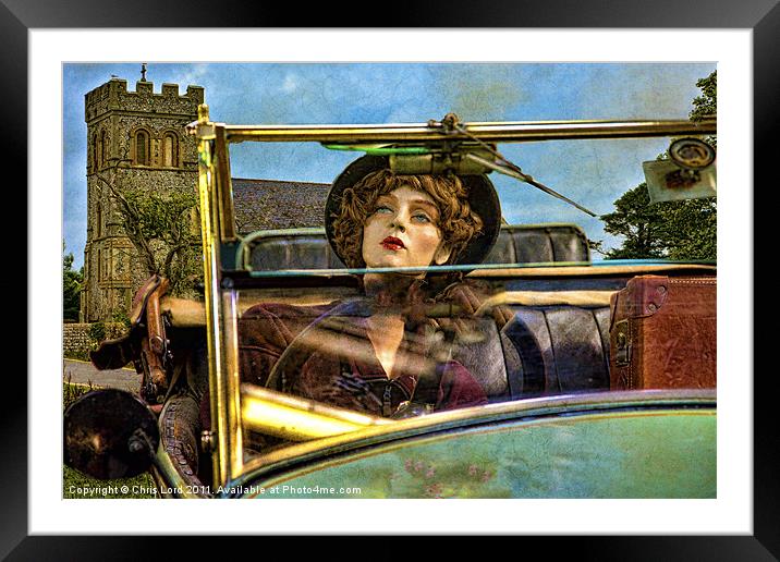 Beware of Mannequin Drivers Framed Mounted Print by Chris Lord