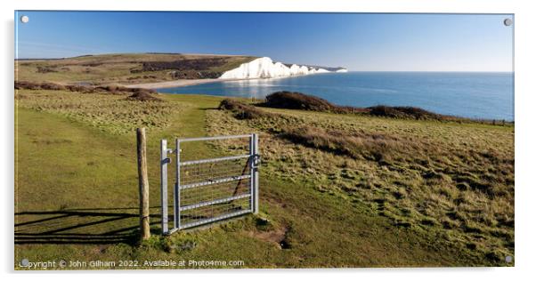 Please Shut The Gate Acrylic by John Gilham