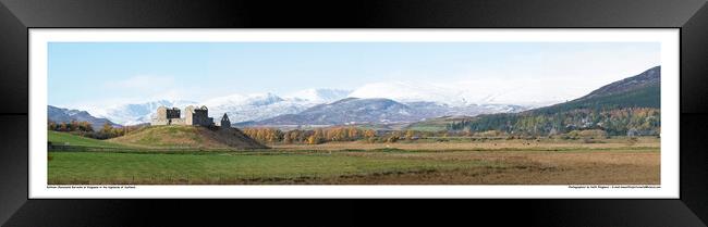 Ruthven Redcoats Barracks at Kingussie in the High Framed Print by Keith Ringland
