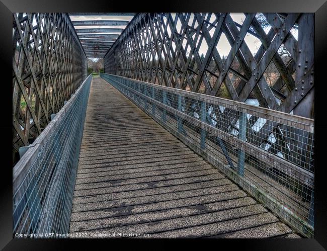 1863 Strathspey Cragganmore Railway Bridge Speyside Highland Scotland Framed Print by OBT imaging