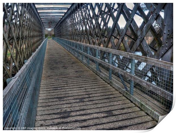 1863 Strathspey Cragganmore Railway Bridge Speyside Highland Scotland Print by OBT imaging