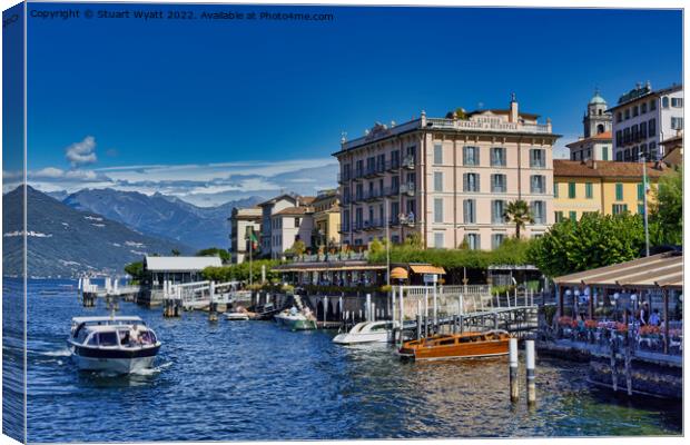 Bellagio, Lake Como Canvas Print by Stuart Wyatt