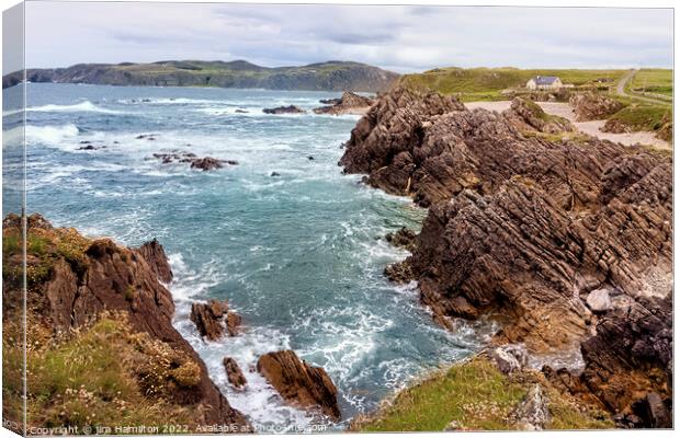 Isle of Doagh, Donegal, Ireland Canvas Print by jim Hamilton