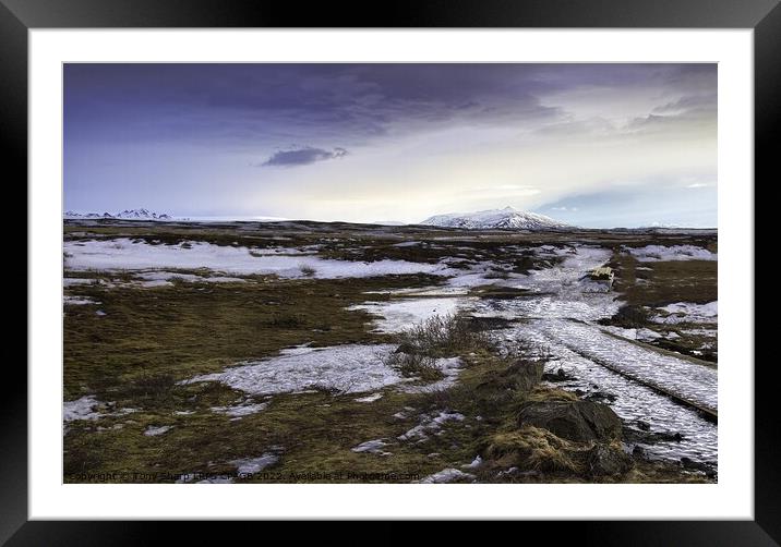 ICELANDIC WILDERNESS Framed Mounted Print by Tony Sharp LRPS CPAGB
