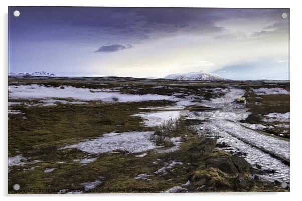 ICELANDIC WILDERNESS Acrylic by Tony Sharp LRPS CPAGB