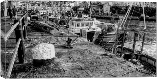Always A Working Port Canvas Print by Peter F Hunt
