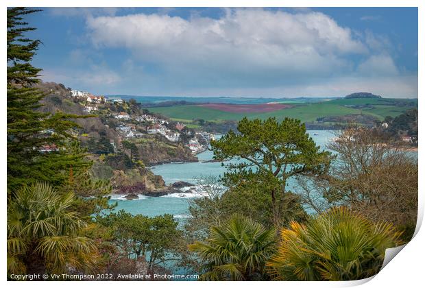 Captivating View of Salcombe Print by Viv Thompson