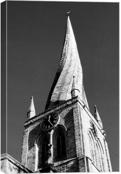 The Crooked Spire Canvas Print by Chris Watson