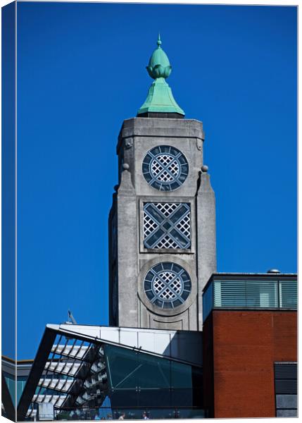 The Oxo Tower  Canvas Print by Joyce Storey