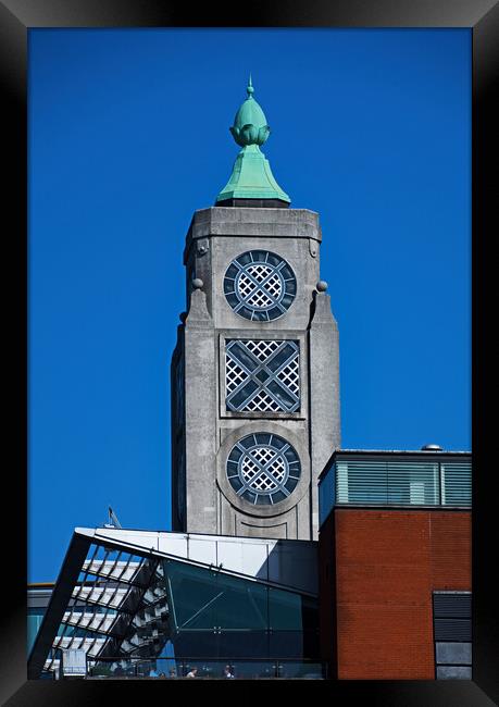 The Oxo Tower  Framed Print by Joyce Storey