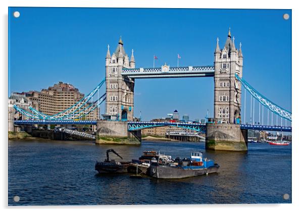 Tower Bridge London Acrylic by Joyce Storey