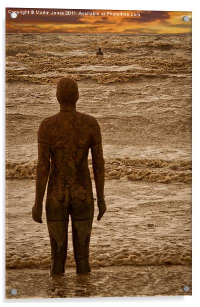 Another Place by Anthony Gormley. Acrylic by K7 Photography