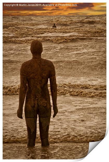 Another Place by Anthony Gormley. Print by K7 Photography