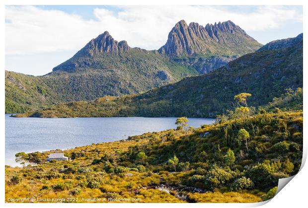 Cradle Mountain and Dove Lake - Tasmania Print by Laszlo Konya