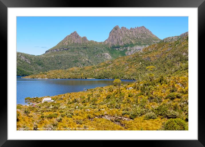 Cradle Mountain and Dove Lake - Tasmania Framed Mounted Print by Laszlo Konya