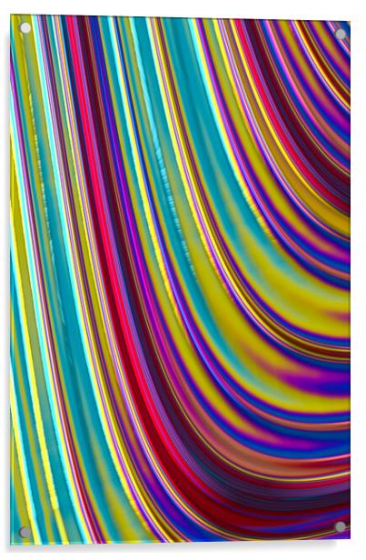 Colour Curve Acrylic by Vickie Fiveash