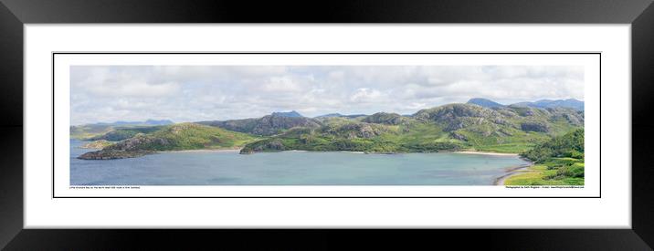 Gruinard Bay in NW Scotland Landscape Framed Mounted Print by Keith Ringland