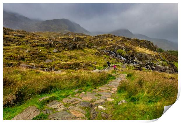 Snowdonia National Park Print by chris smith