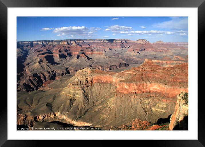 Grand Canyon Framed Mounted Print by Donna Kennedy