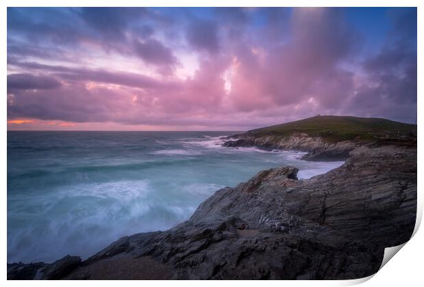 Towan Headland Newquay Print by chris smith